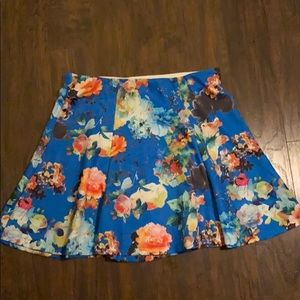 New York Clothing CO. Floral Skirt